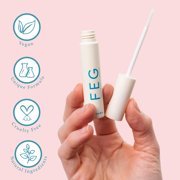 FEG Eyebrow Enhancer for Length Thickness Darkness Serum 100% Natural Eyebrow Enhancer Eyebrow Serum - 3 Pack