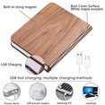 thumbnail image 3 of Large Folding Wooden Table Lamp: USB Rechargeable LED Book Light, 3 of 5