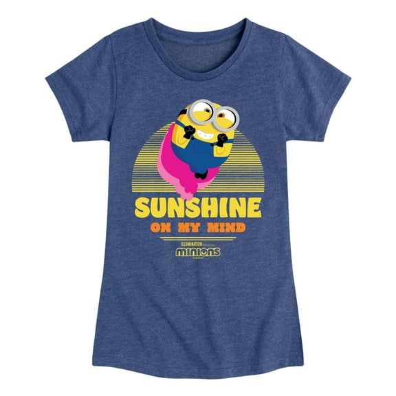 Despicable Me Minions - Sunshine On My Mind - Toddler & Youth Girls Short Sleeve Graphic T-Shirt