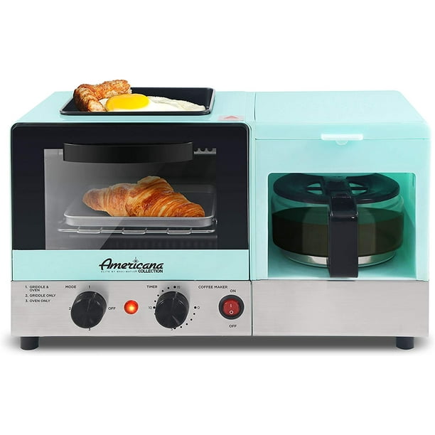 Elite Gourmet MaxiMatic Americana 3in1 Breakfast Center Station, 4