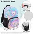 thumbnail image 7 of Aplkyhs Whale Axolotl Large Capacity School Backpack for Students Ages 6-18 Lightweight Water Resistant Ergonomic Adjustable Padded Straps for Elementary Middle High School Use, 7 of 7
