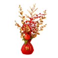 thumbnail image 2 of Adorno de flores artificiales en maceta, decoración de fotos, cesta de flores de otoño, simulación para Acción de Gracias, fiesta de granja, ocasiones , 16cmx32cm Soledad Cesta China, 2 of 10