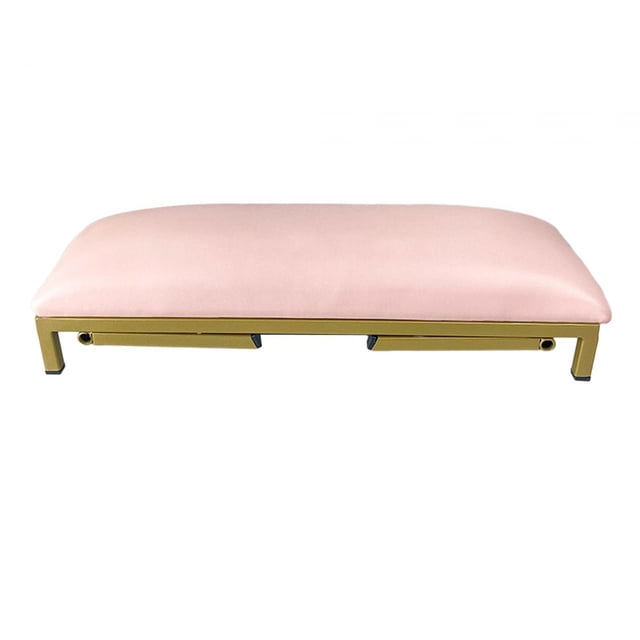 HILABEE Coussin pour Ongles et Mains Professionnel à Hauteur Réglable Outil de Manucure Repose-Mains Rose