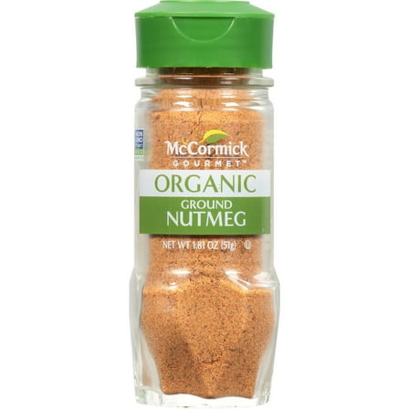 McCormick Gourmet Organic Ground Nutmeg - 1.81 oz- Pack of 2