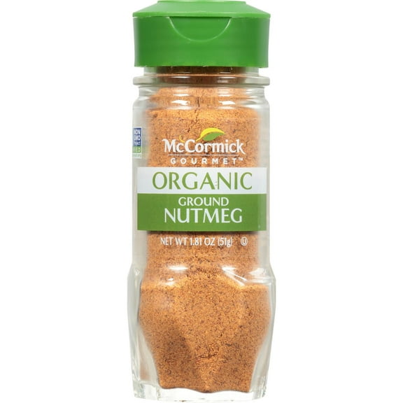 McCormick Gourmet Organic Ground Nutmeg - 1.81 oz- Pack of 2