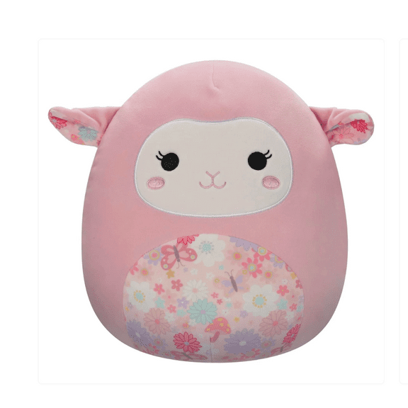 Squishmallow 12 Inch Plush | Lala the Pink Lamb