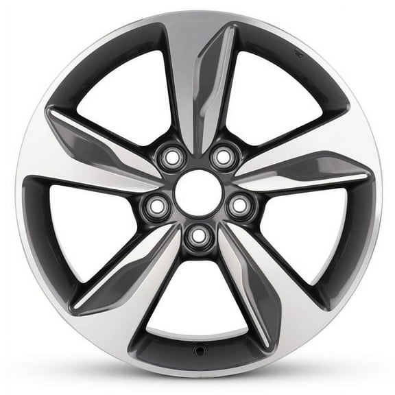 New OEM Surplus Wheel 18x7 in for 2018-2023 Honda Odyssey Machined Face with Painted Inlay Light Gray 18 inch Aluminum Rim