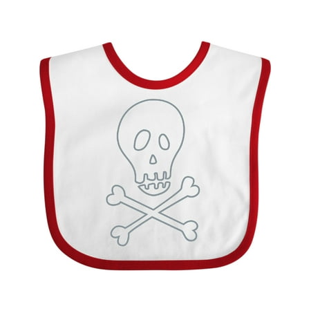 

Inktastic Skull and Crossbones Gift Baby Boy or Baby Girl Bib