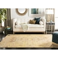 thumbnail image 3 of SAFAVIEH Mystique Gabriel Distressed Polyester Area Rug, Gold/Multi, 3' x 5', 3 of 11