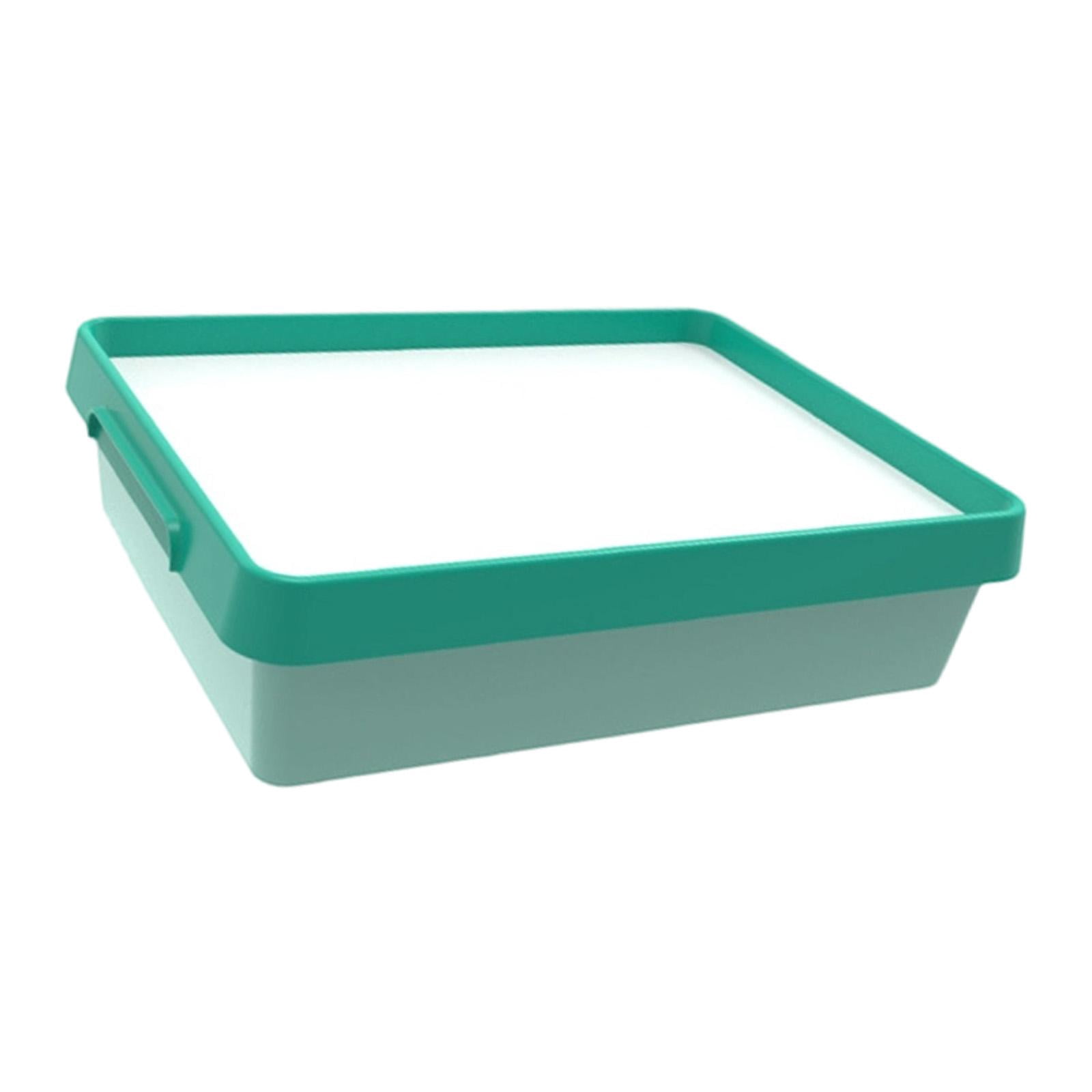 LeeQinersw Sand Painting Light Box Boys Girls Color Shape Cognition Sensory Light Table Green