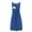 Blue, variant on Ahuyic Women's Sleeveless Maternity Nursing Dresses for Breastfeeding Black B M