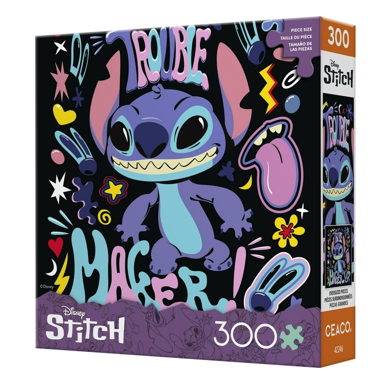 Ceaco 300 Piece Stitch Trouble Maker Creative Colorful Jigsaw