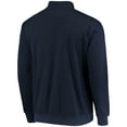 thumbnail image 4 of Men's Colosseum Navy Michigan Wolverines Tortugas Logo Quarter-Zip Jacket, 4 of 4