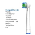 thumbnail image 2 of Toothbrush Replacement Heads, Compatible with Oral B Braun Replacement Brush Heads, 12 Pcs Professional Electric Brush Heads for Oral B Replacement Heads Refill, White, 2 of 6