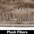 thumbnail image 4 of FUTATA Round Area Rugs Plush Fluffy Shaggy Rugs For Living Room Bedroom Bedside, Fuzzy Carpet Soft Anti-Slip Machine Washable Floor Mat Runner Play Pads Kids Rugs, 4 of 8