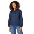 thumbnail image 1 of Maine - Camisa Manga Globo para Mujer (Marino), 1 of 4