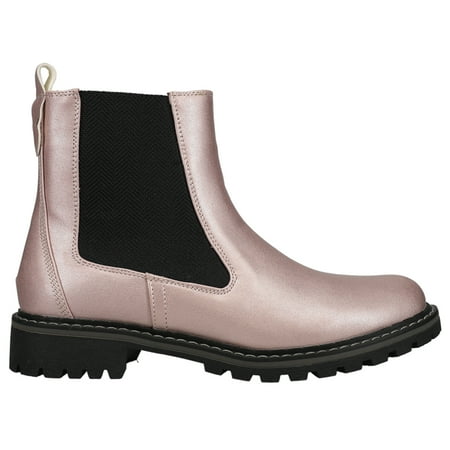 

Corkys Womens To Be Honest Round Toe Chelsea Casual Boots Ankle Low Heel 1-2