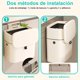 thumbnail image 4 of 10L Cubo de Basura Colgante con Tapa,Basurero para Cocina,Bote de Basura,Cesto de Basura de Pared de Cocina con Tapa sin Taladrar,Deslizante Abierto,Adecuado pare Baño,Dormitorio,Oficina, 4 of 4