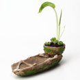 thumbnail image 3 of Jardinera suculenta de resina Sunnimix 18,5x7,5x5cm, 3 of 8
