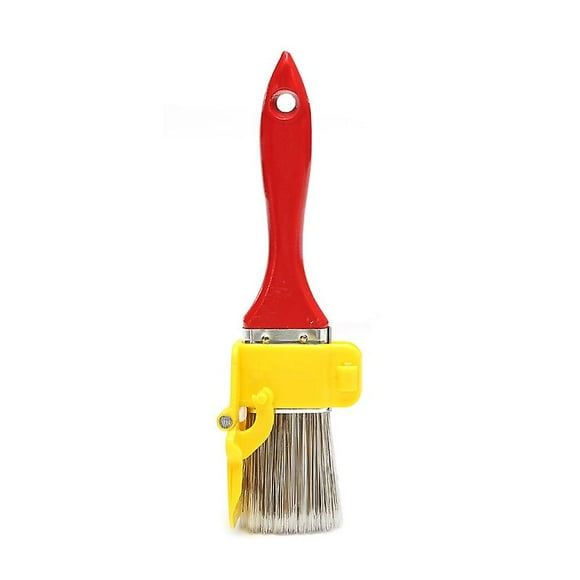Trimming Color Separator Interior Wall Roof Paint Brush Trimming Corner Edge (1 Pc, Red And Yellow)