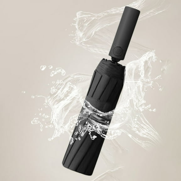 60 Rib Folding Umbrella, Multicolor Umbrella Windproof Travel Umbrellas for Sunny and Rainy Day, Fully Automatic Umbrella, Large Reinforced Plastic Sun Protection Umbrella, Compact Umbrella