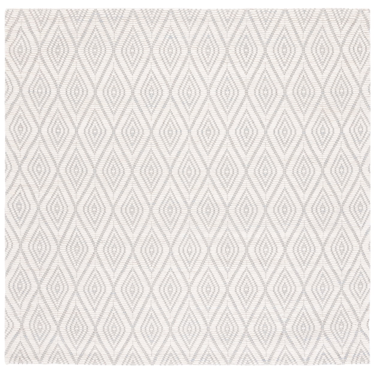 SAFAVIEH Marbella Winston Diamond Area Rug, Light Blue/Ivory, 3' x 5'