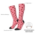thumbnail image 4 of Naloa Strawberries Thigh High Socks Extra Long Stretchy Sock Women Over Knee High Opaque Stocking Daily Wear, 4 of 6