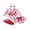 Multi-Color, variant on Newborn Baby Girl My First Valentines Day Outfit Long Sleeve Letters Heart Printed Romper Ruffle Skort Skirt Set Headband and Stockings 4Pcs Spring Clothes
