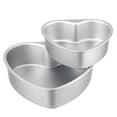 thumbnail image 5 of ETHZZLE 2Pcs Heart Shaped Cake Pans Aluminum Nonstick Baking Molds for Romantic Celebrations, 5 of 8