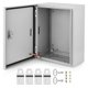 thumbnail image 1 of Yeshouse caja eléctrica de acero IP66, a prueba de agua y polvo, con cerradura y placa de montaje, ideal para conexiones eléctricas en proyectos de interior o exterior, 1 of 7