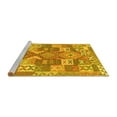 thumbnail image 2 of Ahgly Company Machine Washable Indoor Rectangle Southwestern Yellow Country Area Rugs, 4' x 6', 2 of 4