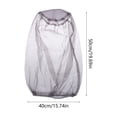 thumbnail image 3 of Aodebiao Filet à Tête d'Insecte en Maille Fine avec Chapeau pour la Pêche, la Randonnée, Protection contre les Insectes, Capuche Ventilée, Couvre-Visage Anti-Moustiques, 3 of 6