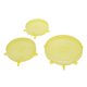 thumbnail image 2 of Juego de 3 tapas elásticas útiles reutilizables para envoltura de Amarillo-l Sunnimix Tapas elásticas de silicona, 2 of 8