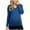 Blue, variant on Odeerbi Maternity Clothes 2025 Long Sleeve Maternity Shirts for Women Breastfeeding Pregnant Tops Round Neck Solid Nursing Blouse Burgundy