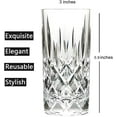 thumbnail image 2 of VEILEDGEM 13.5 oz Unbreakable Acrylic Highball Glasses (Set of 6), 2 of 10