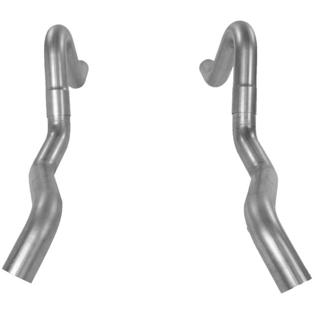 Flowmaster Exhaust Tail Pipe 15819 3 Inch Diameter; Aluminized Steel; Without Tip