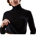 thumbnail image 1 of Qarigey Camisa térmica, suministros para mujeres, ropa de abrigo, parte ajustada, lencería larga, lavable, gruesa, accesorio de Prendas para la parte del cuerpo Negro L, 1 of 6