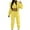 Yellow, variant on Rovga Women Sets Outfits Tracksuit Autumn Winter Top Vest Pants Set Fashion Solid Color Zipper Hooded Sweatshirt Pants Casual 3PCS Set Top Pants Clothing Sets Streetwear