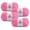 Pink, variant on Big Twist Plush 4 Pack Super Bulky Polyester Yarn, Mint, 153 yd, 10.5 oz