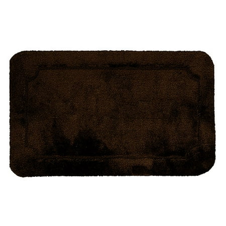 Better Homes and Gardens 24" x 40" Bath Rug, Costa Brown