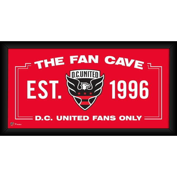 D.C. United Framed 10" x 20" Fan Cave Collage