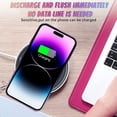 thumbnail image 5 of for iPhone 14 Pro Max Case 【Support for Magsafe】 Logo View Magnetic Plating Luxury Elegant Case New Camera Lens Protection Shockproof Corner Back Cover -Purple, 5 of 12