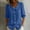 Blue, variant on Linen T Shirts For Women Flowy Tops For Women Linen Clothing For Women Basic Tees For Women Ethnic Tops For Womenn Cotton Boho Tops Womens Crew Neck T Shirts Women'S Cotton Gauze Tops