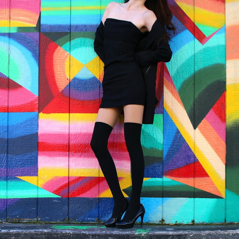 Thigh high suspender clearance boots