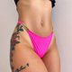 thumbnail image 3 of Gibobby Ropa interior termica Cinturón imitación, bragas seda para mujer, diseño marca, cintura cristal , Tanga Sexy para ropa interior mujer (Rosa, M), 3 of 5