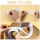 thumbnail image 4 of Healifty 20 piezas de cinta reductora de sudor para gorras, gorras, sombreros, almohadillas para el sudor, cinta reductora de algodón y papel para hombre y mujer, 4 of 6