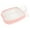 Pink, variant on Open Cat Litter Box with Scoop, Low Entry Litter Pan for Kittens, Adult Cats, and Small Animals like Rabbits, Easy to Clean Pet Toilet Supply