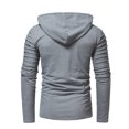 thumbnail image 3 of YYDGH Mens Zip Up Hoodie Lightweight Hoodie Full Zip Running Jacket Workout Drawstring Hoodies Hooded Sweatshirt Zipper Pocket(Dark Gray,L), 3 of 3