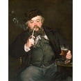 thumbnail image 2 of Manet, Edouard 26x32 White Modern Wood Framed Museum Art Print Titled - Le Bon Bock, 2 of 4