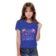 thumbnail image 1 of Xihbxyly Camiseta con Estampado "School Days", Manga Corta Moderna, Tejido Suave y Transpirable, Ropa Informal, Blusa de Verano para Niña, Atuendo Escolar Diario, de 3 a 14 Años, 1 of 6